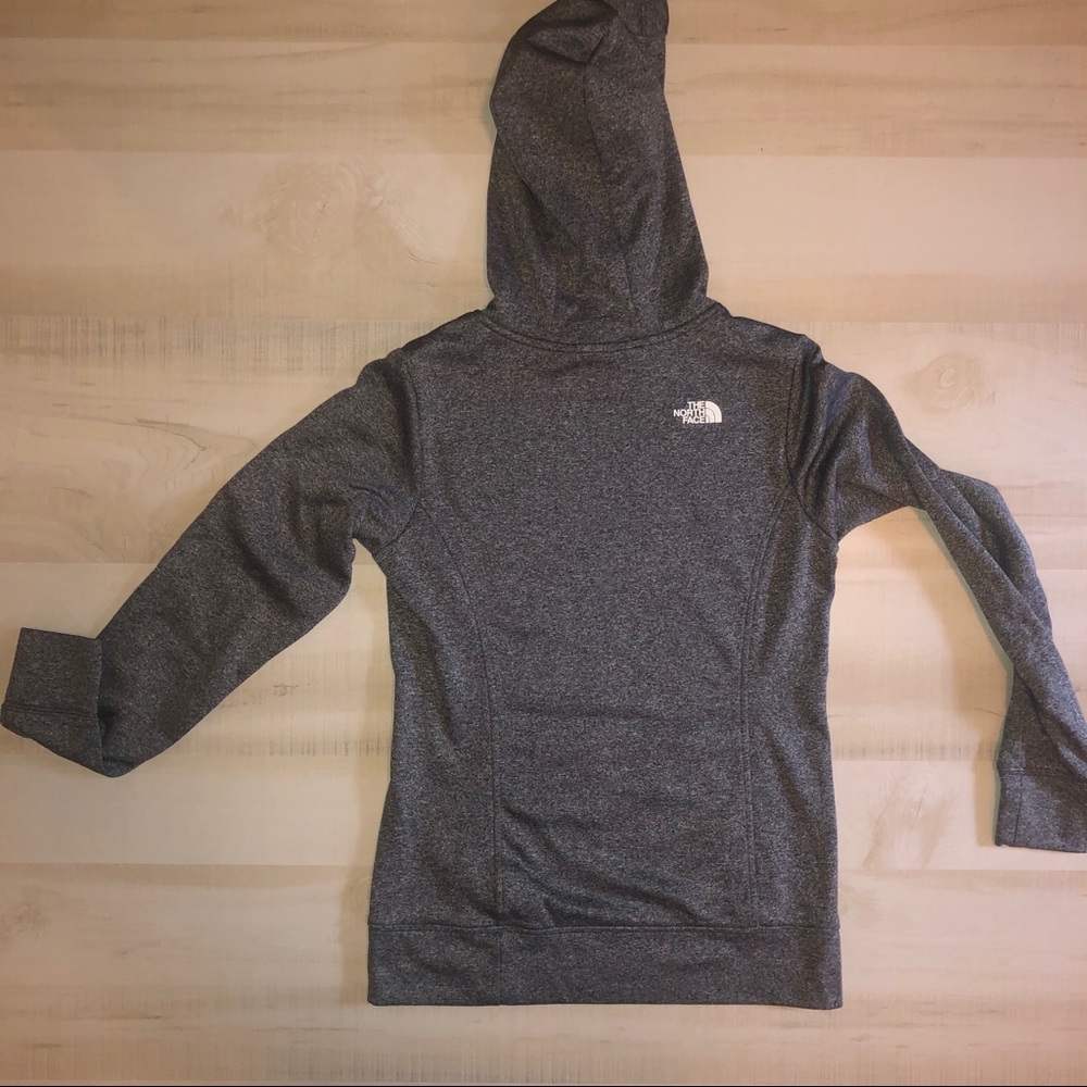 North Face Gray Pullover Hoodie Sweatshirt Small - Picture 6 of 8